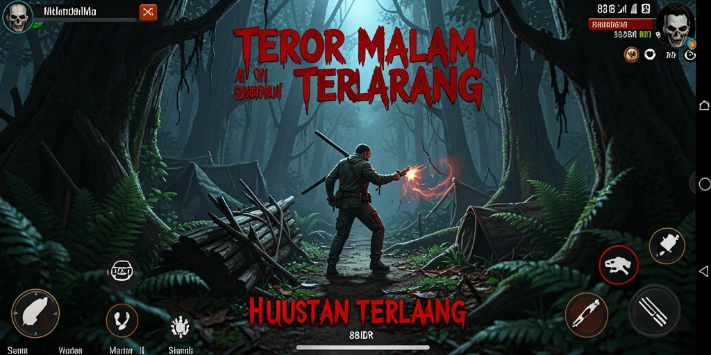 Gameplay menegangkan di dalam hutan terlarang yang penuh misteri.