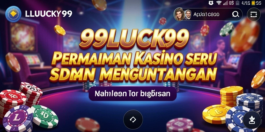 Tampilan gameplay 99LUCK99 dengan suasana Kasino yang menegangkan.