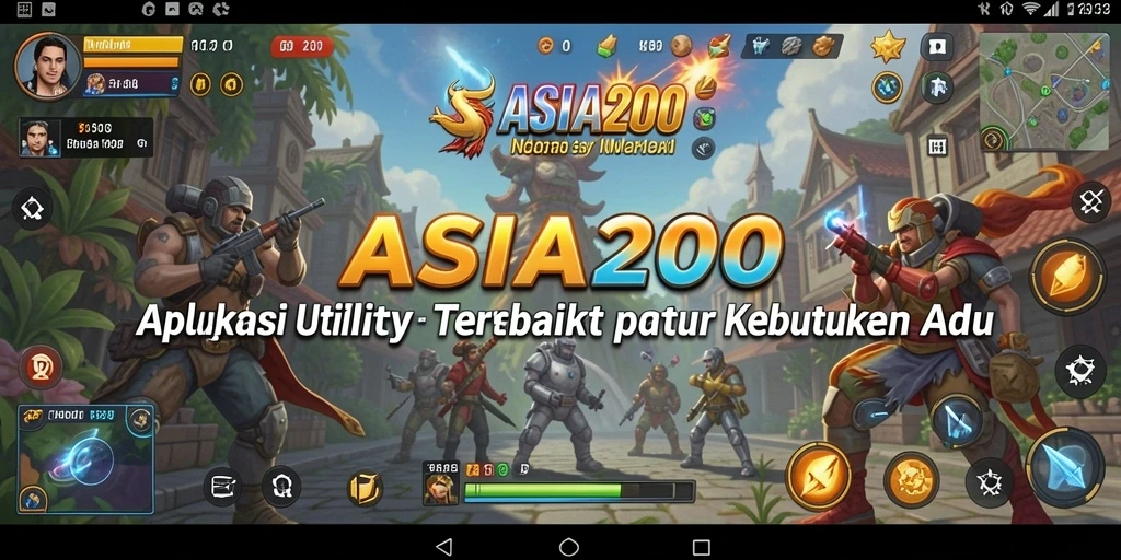 Tangkapan layar utama ASIA200 menampilkan antarmuka aplikasi utility yang intuitif.