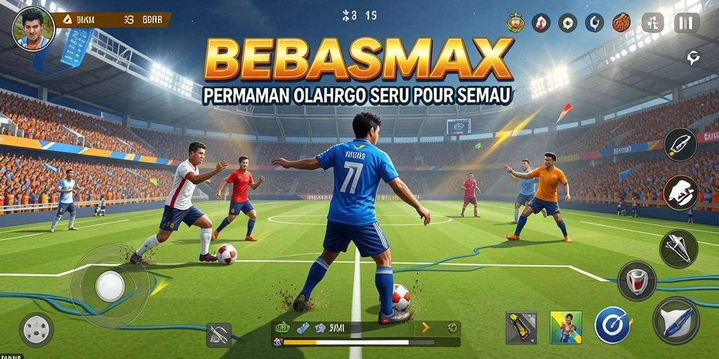Tampilan gameplay yang intens dan menarik di BEBASMAX.