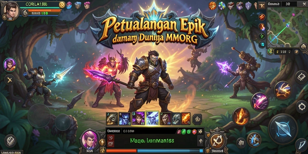 Tampilan gameplay yang menarik dan menegangkan dalam CORLA188.