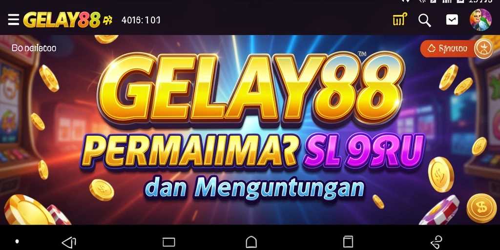 Tampilan menarik gameplay Slot di GELAY88 yang menggugah selera bermain.