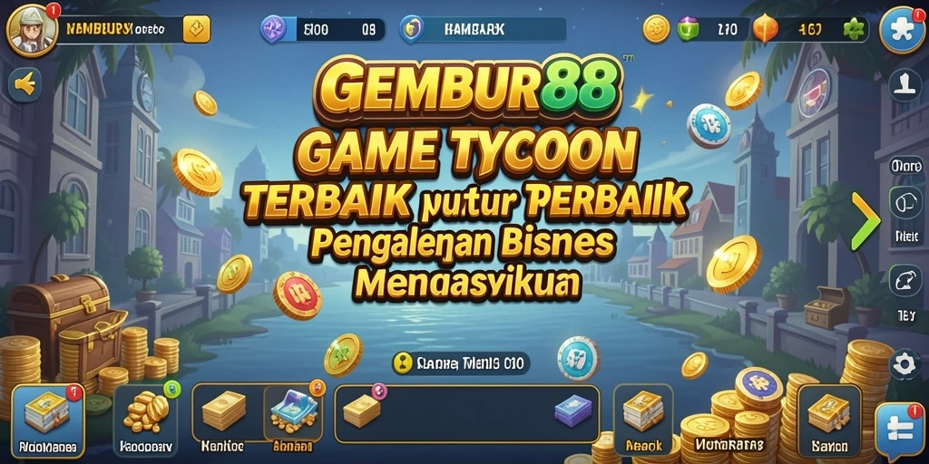 Tampilan menarik dari gameplay <strong>GEMBUR88</strong> yang penuh strategi bisnis.