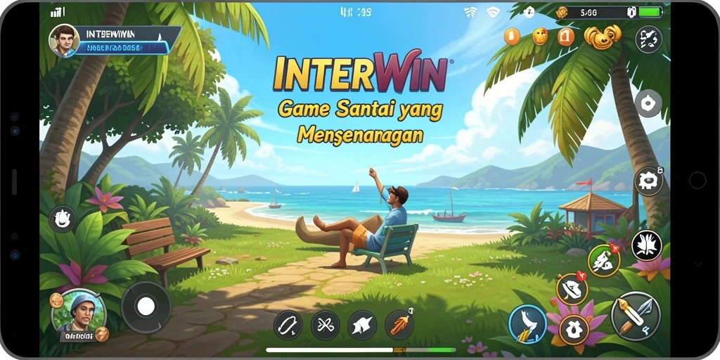 Tampilan gameplay INTERWIN yang menampilkan keseruan bermain.