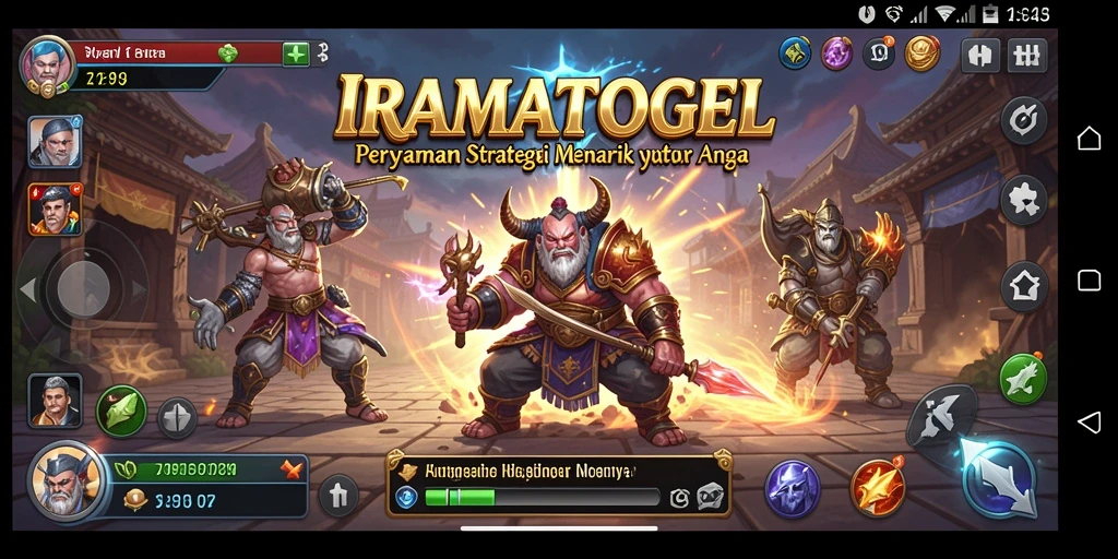 Tangkapan layar gameplay IRAMATOGEL menampilkan strategi cerdas dan taktis.
