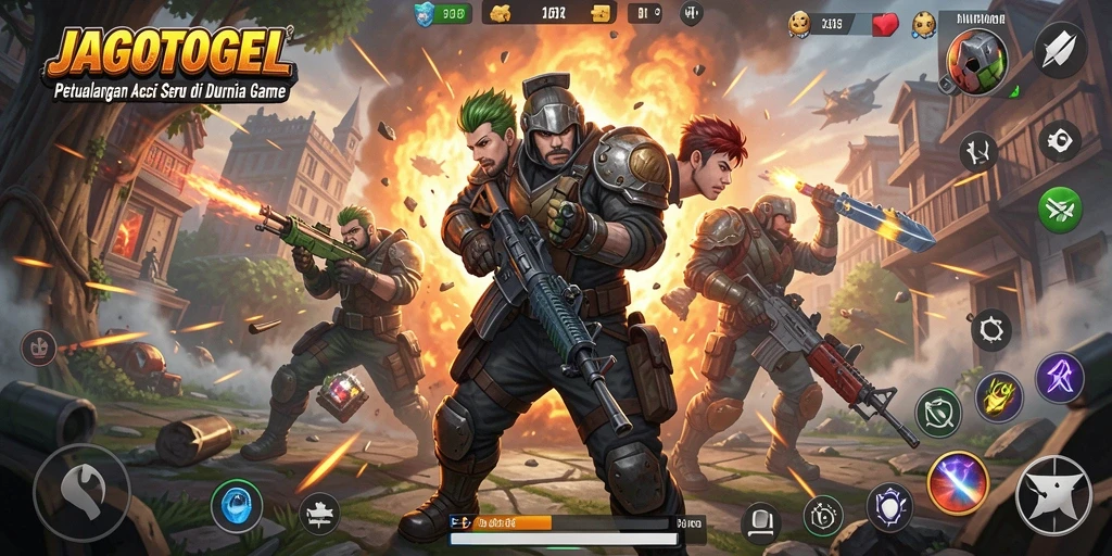 Tampilan gameplay JAGOTOGEL yang seru dan mendebarkan saat pertarungan.