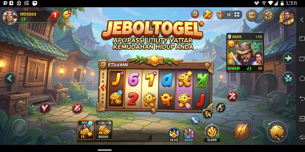 Screenshot utama JEBOLTOGEL menampilkan antarmuka aplikasi Utility yang ramah pengguna.