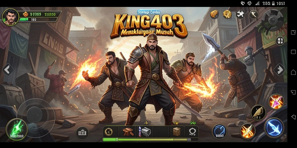 Tampilan gameplay KING403 yang menegangkan dan strategis.