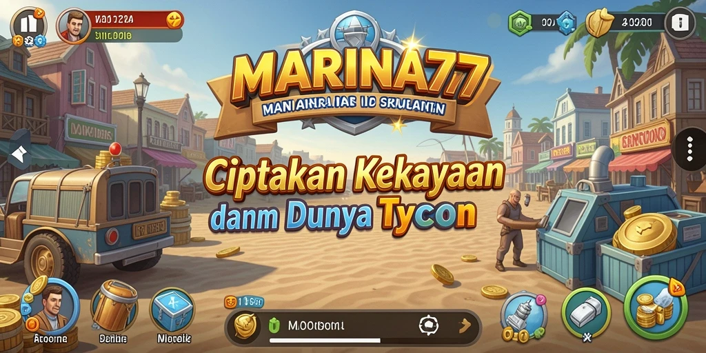 Tampilan gameplay MARINA77 yang penuh warna dan interaktif.