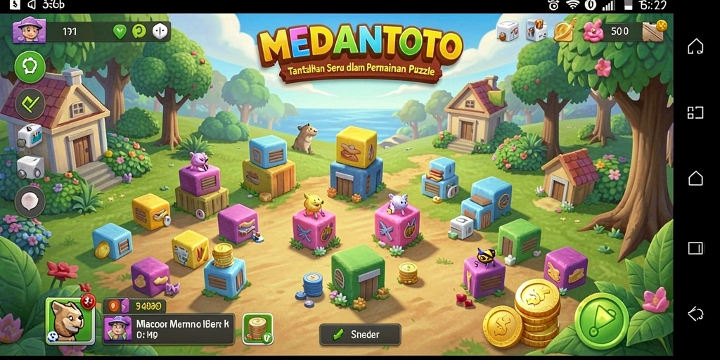 Tampilan menarik dari gameplay MEDANTOTO yang seru dan menantang.