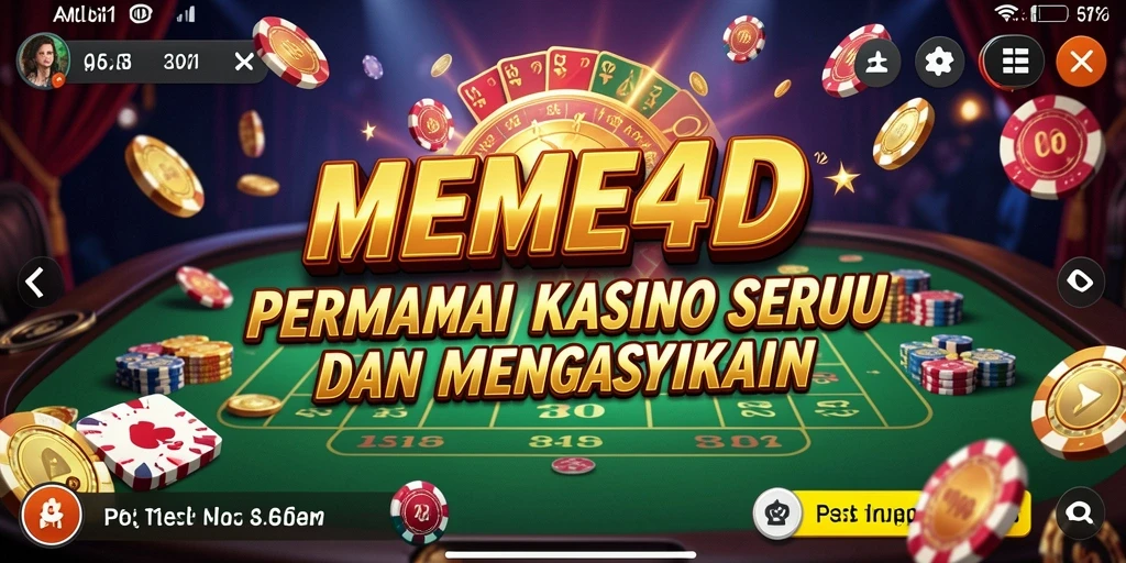 Tampilan gameplay seru dari MEME4D yang menantang dan menarik.