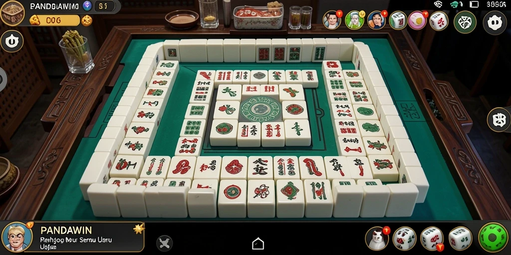 Tampilan gameplay yang menarik dan menantang dalam PANDAWIN.