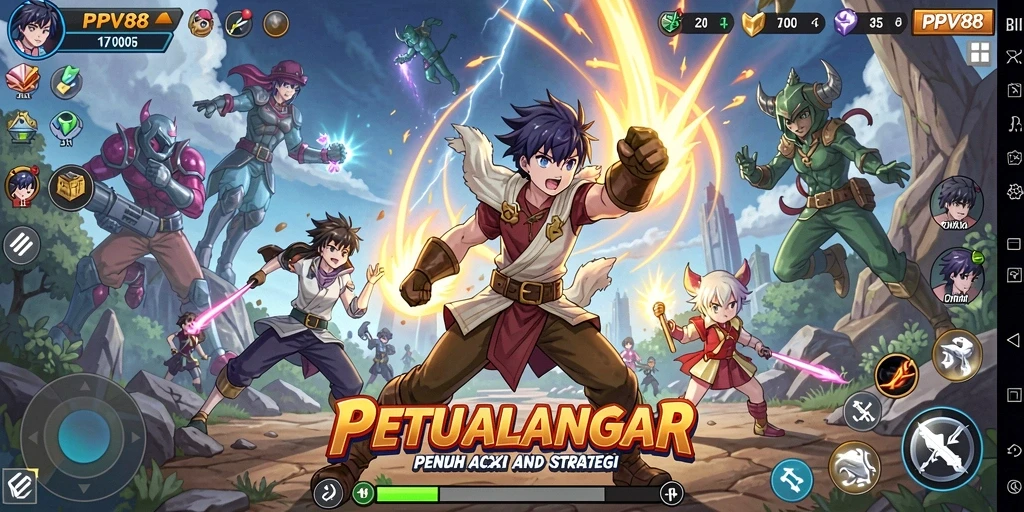 Tampilan menarik dari gameplay PPV88 dengan karakter Anime ikonik.