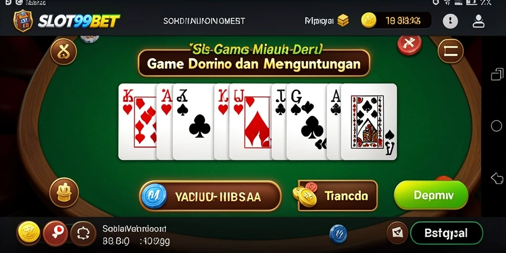 Tampilan gameplay SLOT99BET yang seru dan mendebarkan.