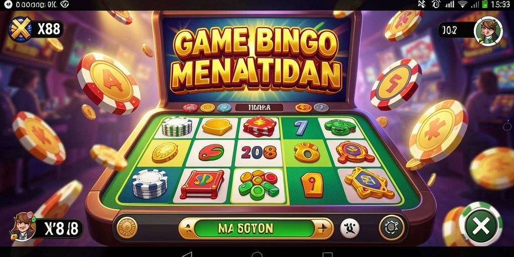Tampilan gameplay menarik saat bermain Bingo di X88.